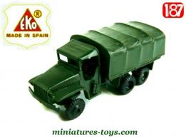 Le camion militaire GMC CCKW 353 6x6 bâché miniature par Parsifal et Eko au HO
