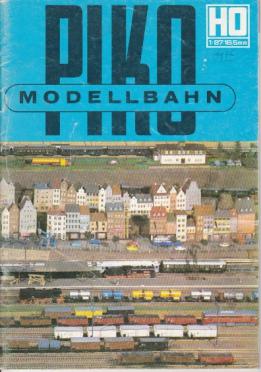 Le catalogue grand format de trains miniatures Piko de 1976