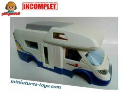 Le grand camping car en miniature de Playmobil incomplet