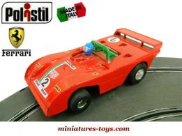 La Formule 1 Ferrari barquette en miniature pour circuit Polistil au 1/38e