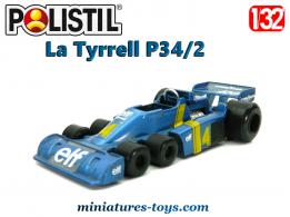 La Formule 1 Tyrrell P34 2 en miniature par Polistil au 1/32e