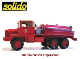 Le camion Berliet GBC 8KT 6x6 CCF pompiers de Solido au 1/50e