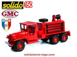 Le GMC 6x6 CCKW 353 citerne pompiers en miniature de Solido au 1/50e