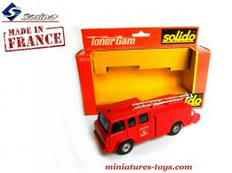 Le Berliet 770 KE Camiva Fourgon pompe pompiers au 1/50e de Solido Toner Gam