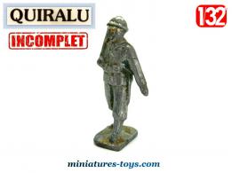 La figurine en métal du soldat français des années 1940 par Quiralu au 1/32e