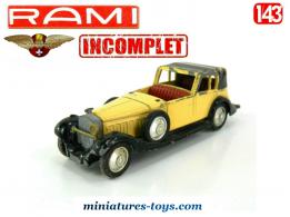 Le coupé Hispano Suiza 1934 en miniature par Rami JMK au 1/65e incomplet