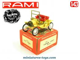 La Ford T Roadster de 1907 miniature par Rami au 1/43e