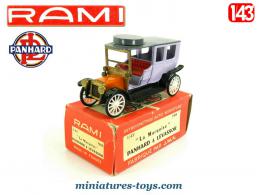 La Panhard Levassor La Marquise de 1908 miniature par Rami au 1/43e