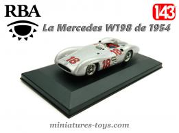 La Mercedes W198 de 1954 n°18 en miniature par RBA Collectible au 1/43e