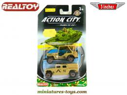 Le Hummer et la jeep militaires en miniatures de Realtoy au 1/65e