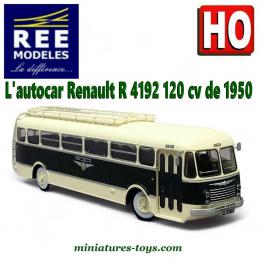 Le Renault R4190 en autocar miniature de REE-Modeles au HO 1/87e
