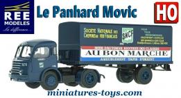 Le Panhard Movic SNCF Au bon marché miniature de REE-Modeles au HO 1/87e