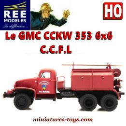Le GMC Pompiers des Alpes-Maritimes en miniature REE-Modeles au HO 1/87e