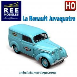 La Renault Juvaquatre Martini miniature de REE-Modeles au HO 1/87e