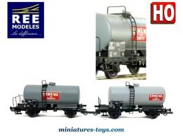 Les deux wagons citernes Ocem Ermewa Genève miniature par ReeModeles H0