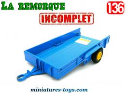 La remorque miniature au 1/36e incomplète