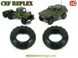Le pneu des Acmat et VBL miniatures de Cef Replex au 1/43e