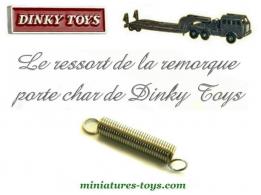Le ressort seul de la remorque porte char du Berliet T6 par Dinky Toys France