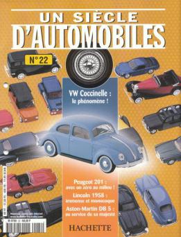 Les fascicules n° 21 à 30 de la collection Un siècle d'automobiles Hachette