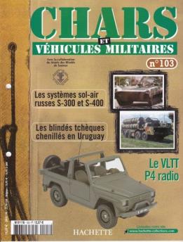 Le fascicule n°103 de la collection Hachette Chars et véhicules militaires Solido