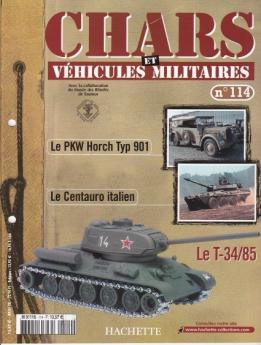 Le fascicule n°114 de la collection Hachette Chars et véhicules militaires Solido