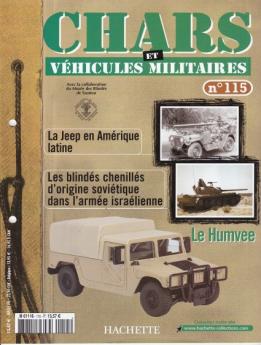 Le fascicule n°115 de la collection Hachette Chars et véhicules militaires Solido