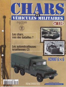 Le fascicule n°116 de la collection Hachette Chars et véhicules militaires Solido