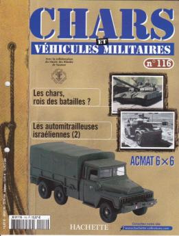 Le fascicule n°116 de la collection Hachette Chars et véhicules militaires Solido