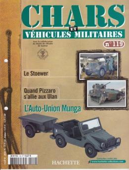 Le fascicule n°119 de la collection Hachette Chars et véhicules militaires Solido