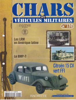 Le fascicule n°120 de la collection Hachette Chars et véhicules militaires Solido