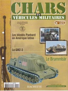 Le fascicule n°121 de la collection Hachette Chars et véhicules militaires Solido