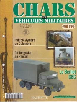 Le fascicule n°123 de la collection Hachette Chars et véhicules militaires Solido
