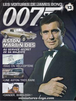Le fascicule n° 13 de la collection les voitures de James Bond miniatures au 1/43e