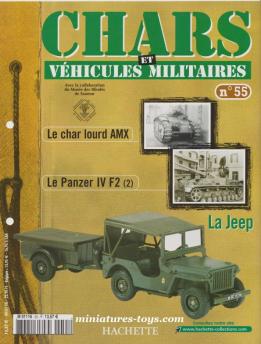 Le fascicule 55 de la collection Hachette Chars et véhicules militaires Solido