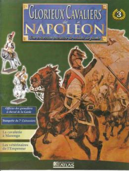 3 livrets de la collection Starlux Atlas Glorieux cavaliers de Napoléon