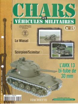 Le fascicule n°19 de la collection Hachette Chars et véhicules militaires Solido