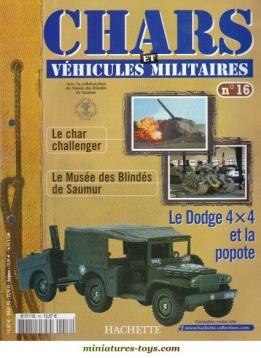 Le fascicule n° 16 de la collection Hachette de Solido militaires