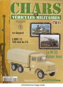 Le fascicule n°21 de la collection Hachette de miniatures militaires Solido