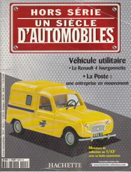 Livret n° 3 de la collection Hachette Un siècle automobile avec la Renault 4