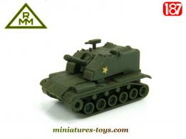 Le canon obusier automoteur M52 T98 en miniature par RMM au 1/87e HO