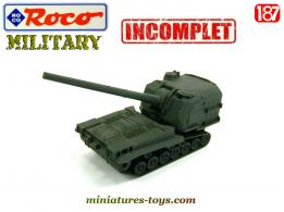 Le canon automoteur américain M55 en miniature de Roco au 1/87e incomplet