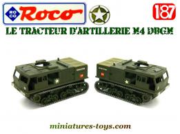 Le tracteur d'artillerie M4 DBGM américain miniature de Roco au 1/87e