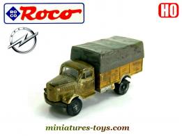 Le camion militaire Opel Blitz bâché miniature de Roco au 1/87e