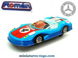 La Porsche 906 Carrera rouge en miniature jouet métal par Roman au 1/38e
