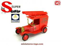 Le fourgon pompiers de Paris Citroën type B 2 miniature par Safir au 1/43e