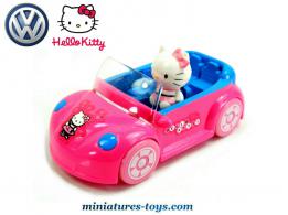 La New Beetle Volkswagen Hello Kitty en miniature rose par Sanrio au 1/24e