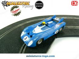 La Matra Simca MS 670 miniature pour circuit électrique Scalextric au 1/36e