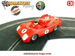 L'Alfa Romeo TT 33 miniature pour circuit électrique Scalextric au 1/36e