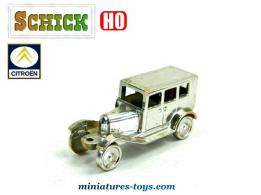 La Citroën B2 1925 en miniature chrome de Schick et Coop au H0 H0 1/90e