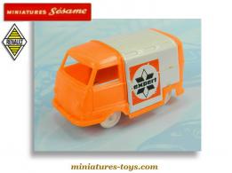 L'Estafette Renault orange Expert en miniature de Sésame au 1/50e